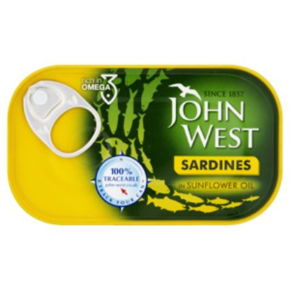 Picture of JWEST Sardines Sunflower 120g x12